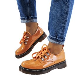 Narančasto lakirane cipele od Kristine narančasta