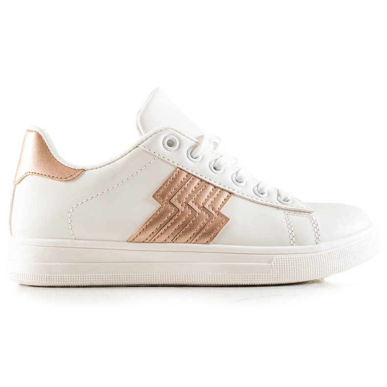 TRENDI Tenisice sa zlatnim umetkom bijela