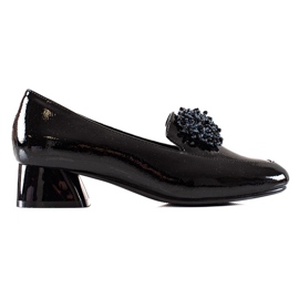 Cipele na visoku petu VINCEZA crna