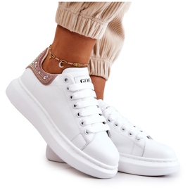 Ženske sportske cipele GOE JJ2N4051 bijela i ružičasta