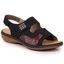 Čičak sandale Rieker W 65989-14 tamnoplave tamnoplava