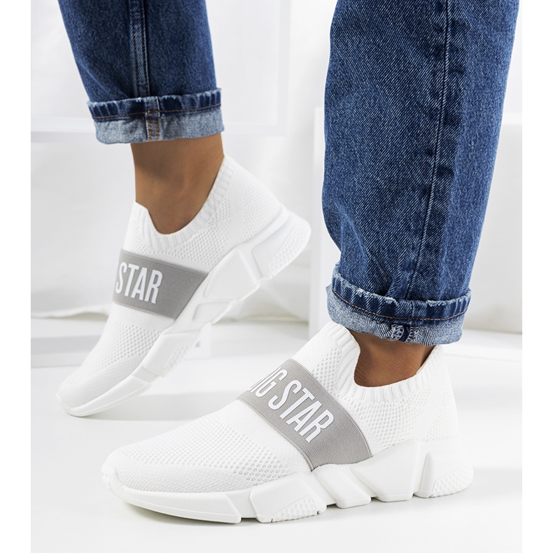 Bijele sportske cipele Big Star JJ274297 bijela