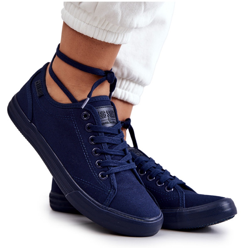 Ženske tenisice niske Big Star JJ274067 Navy Blue plava