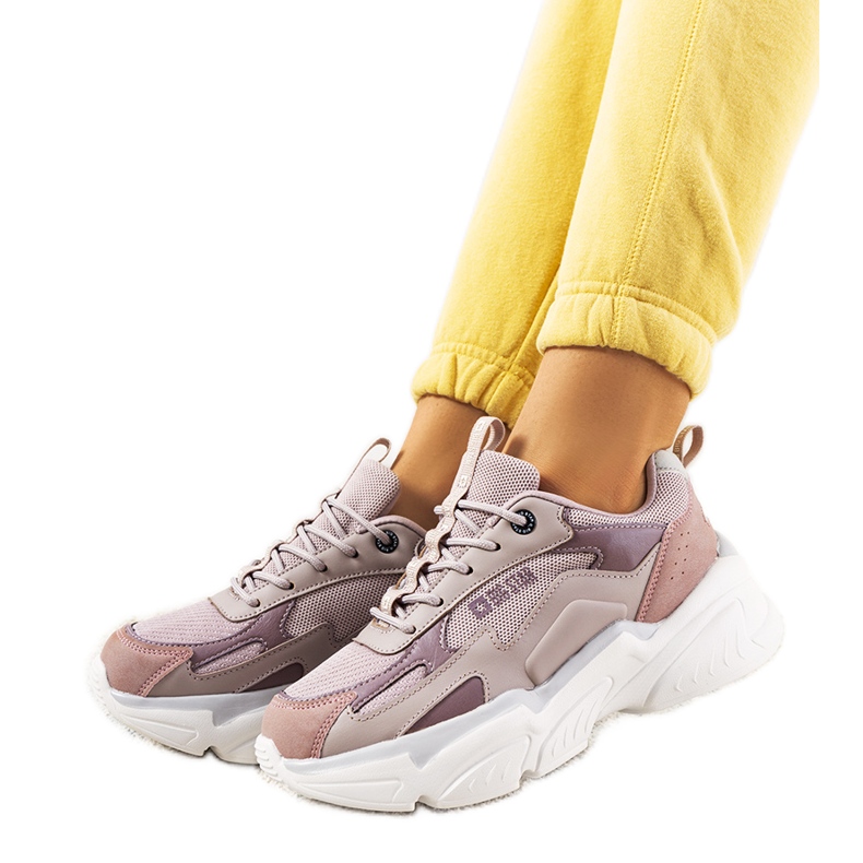 Ljubičaste tenisice Big Star HH274258 ljubičasta ružičasta