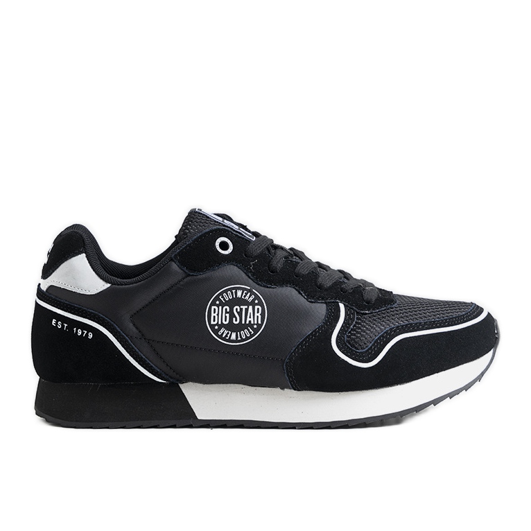 Crne muške Big Star JJ174140 tenisice crno