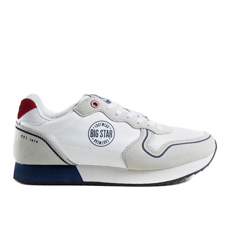 Muške bijele tenisice Big Star JJ174141 bijela