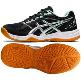Asics Upcourt 4 W 1072A055 013 tenisice za odbojku crna crna