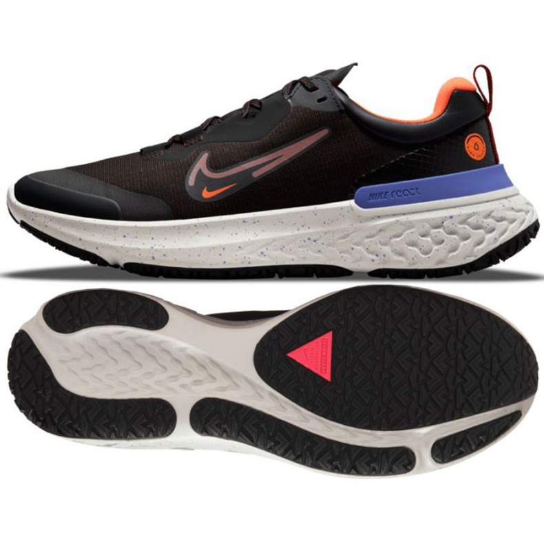 Nike tenisice za trčanje React Miler 2 Shield M DC4064 003 crno