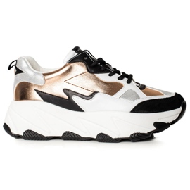 W. Potocki Modne tenisice Potocki višebojan zlatni