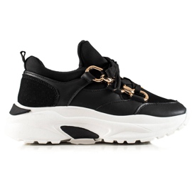 TRENDI Modne tenisice crna