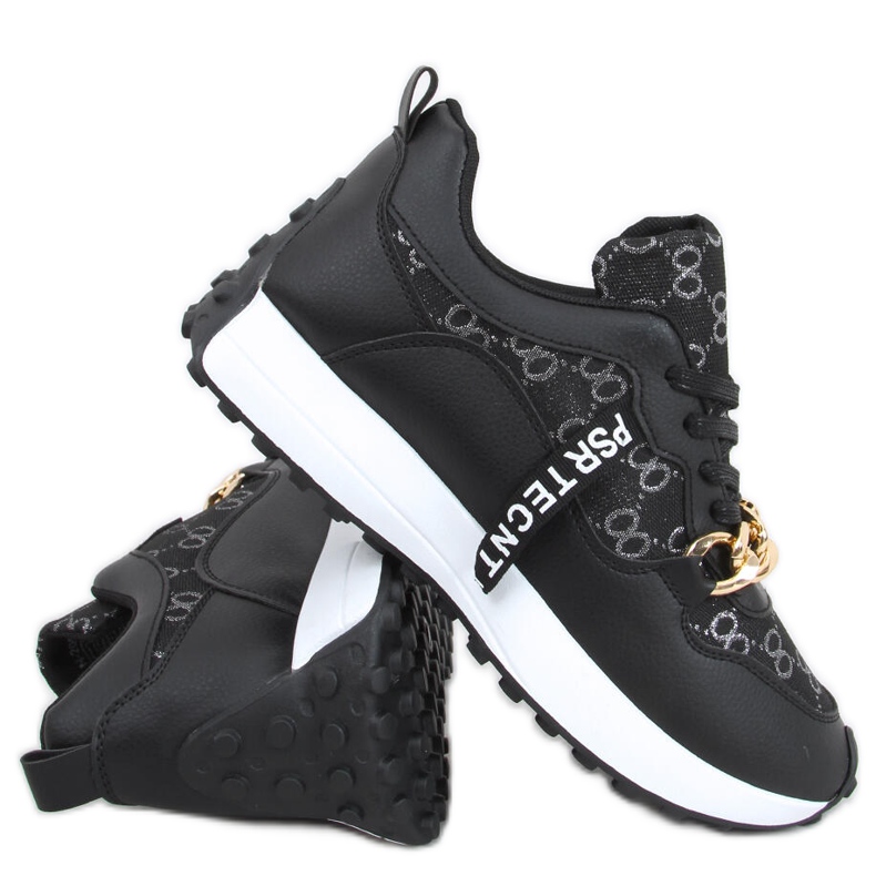 Tenisice s lancem Elena Black crno