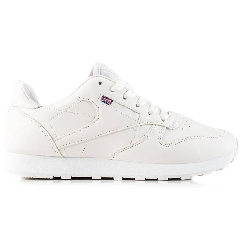 TRENDI Klasične bijele sportske cipele bijela