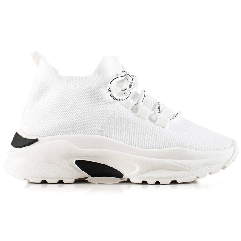 Camo Udobne sportske cipele na platformi bijela