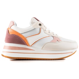 TRENDI Šarene se šulja na platformu bijela višebojan