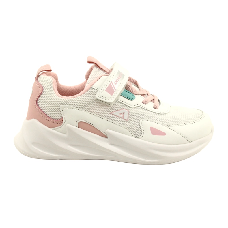 Moderne bijele sportske cipele American Club AA22/22 bijela