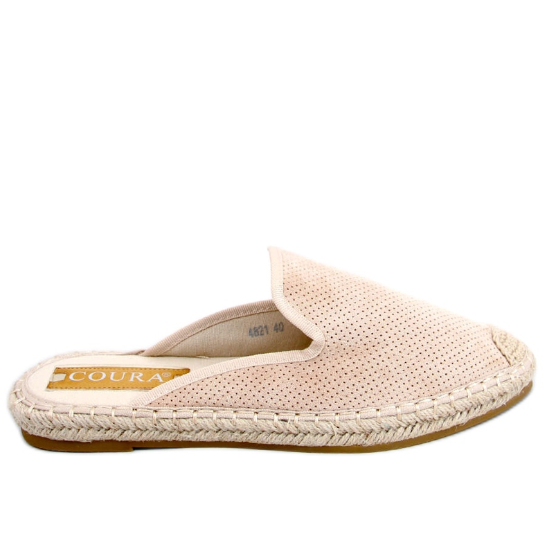 Carmen Beige ženske espadrile papuče bež