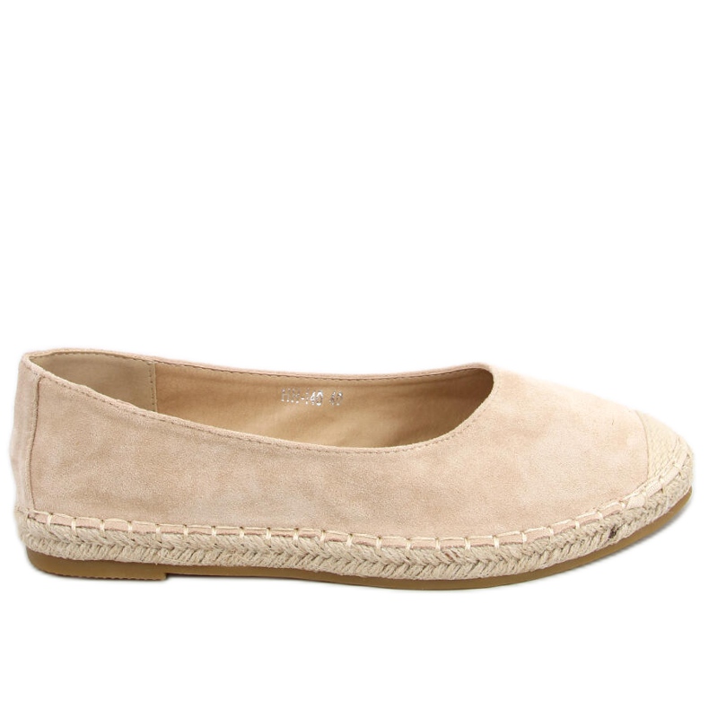 Camino Beige ženske espadrile bež