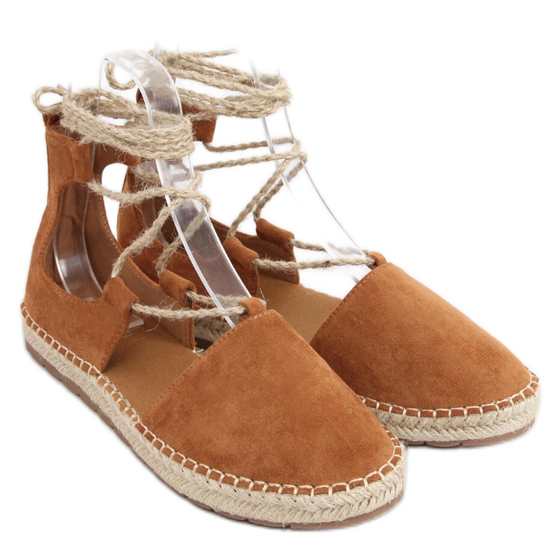 Arely Camel ženske espadrile smeđa
