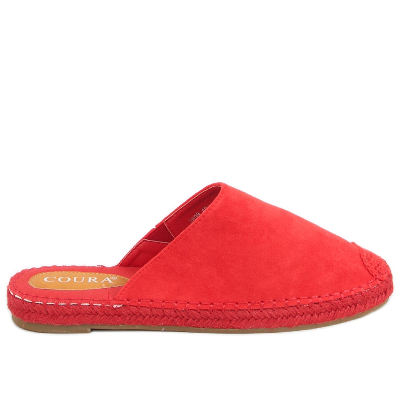 Espadrile u punoj boji Marina Red crvena