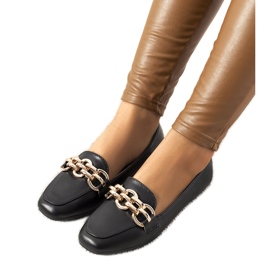 Crne mokasinke s Tillison lancem crna