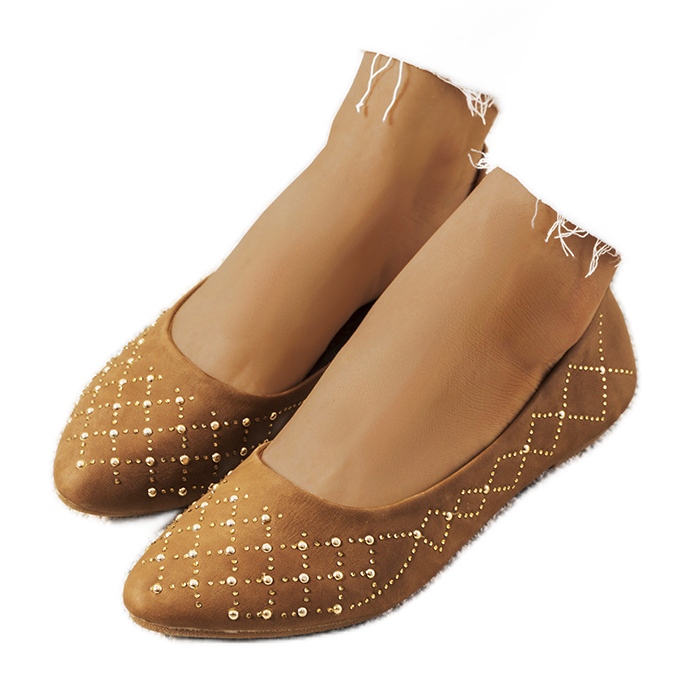 Kaila ženske balerine deve smeđa