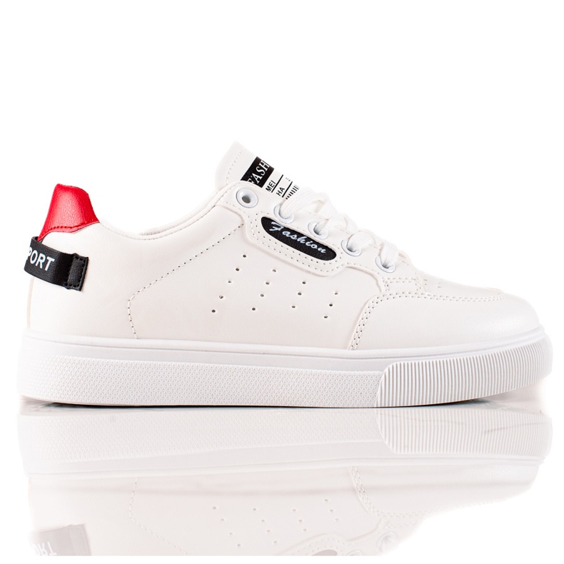 TRENDI Sportske cipele od eko kože bijela