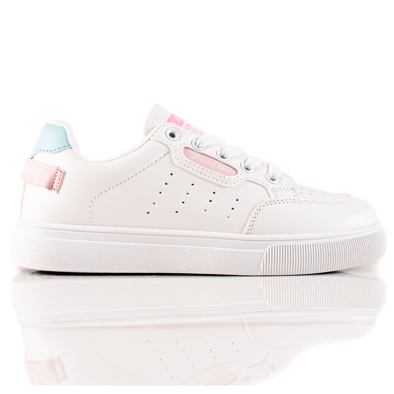 TRENDI Sportske cipele od eko kože bijela