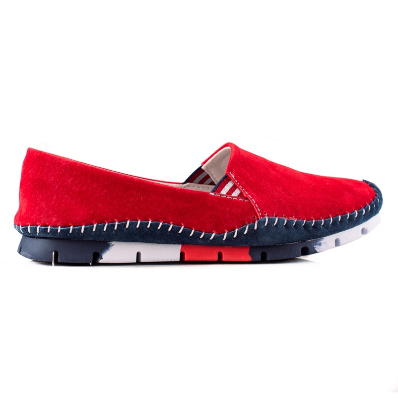 ARTIKER Kožni natikači crvena