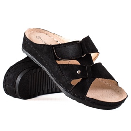 Udobne i lagane VINCEZA papuče crna