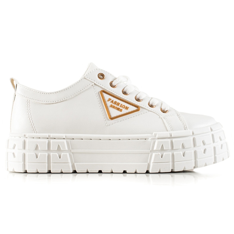 Goodin Tenisice s eko kožom na platformi bijela