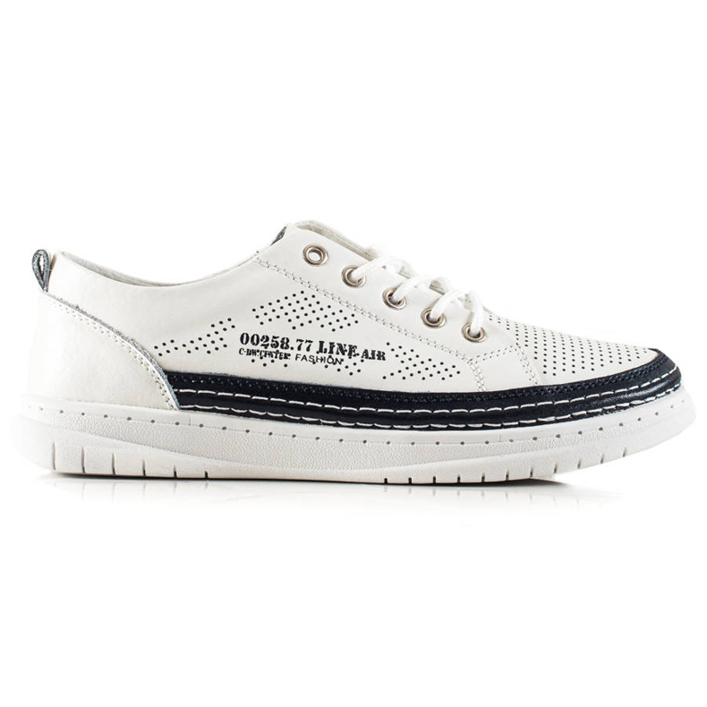 Goodin Ležerne kožne tenisice bijela