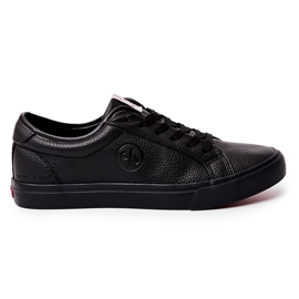 Muške kožne tenisice Cross Jeans JJ1R4022C crne crna