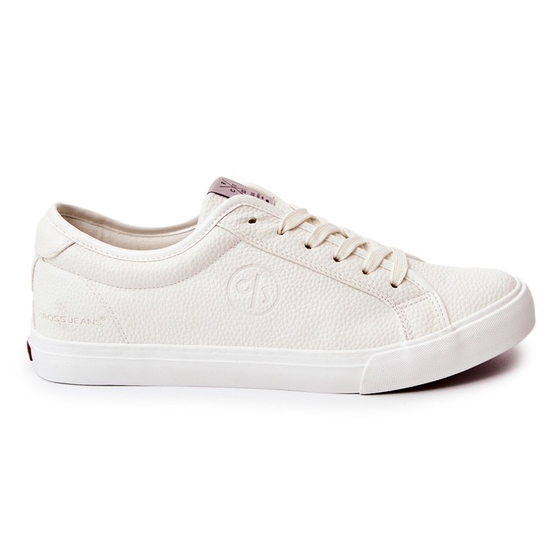Muške kožne tenisice Cross Jeans JJ1R4023C Bijela