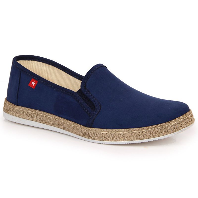 Espadrile slip na Big Star W JJ276003 tamnoplave plava