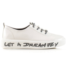 Goodin Tenisice s modnom eko ​​kožom bijela