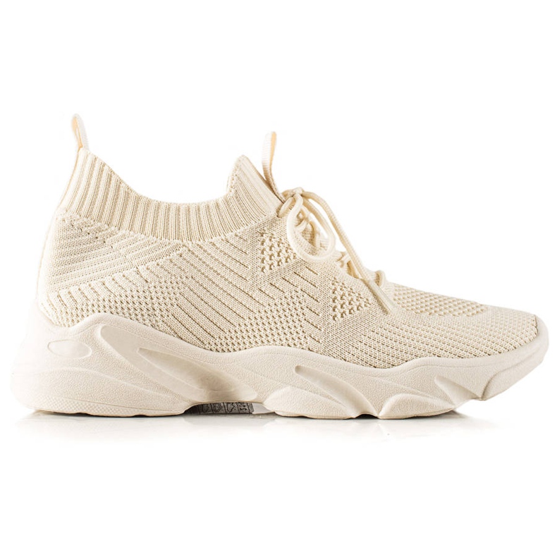 TRENDI Tekstilne sportske cipele bež