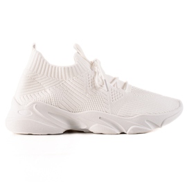 TRENDI Tekstilne sportske cipele bijela