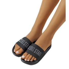 Crne ženske papuče Big Star FF274A200 906 crna