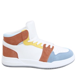 Clowsi Blue visoke tenisice bijela raznobojna