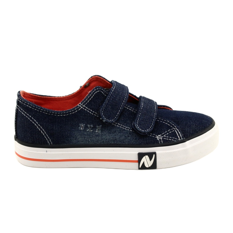 Traperice Navy Atletico Velcro WY21427 plava