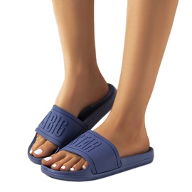 Ženske tamnoplave Big Star DD274A269 papuče plava