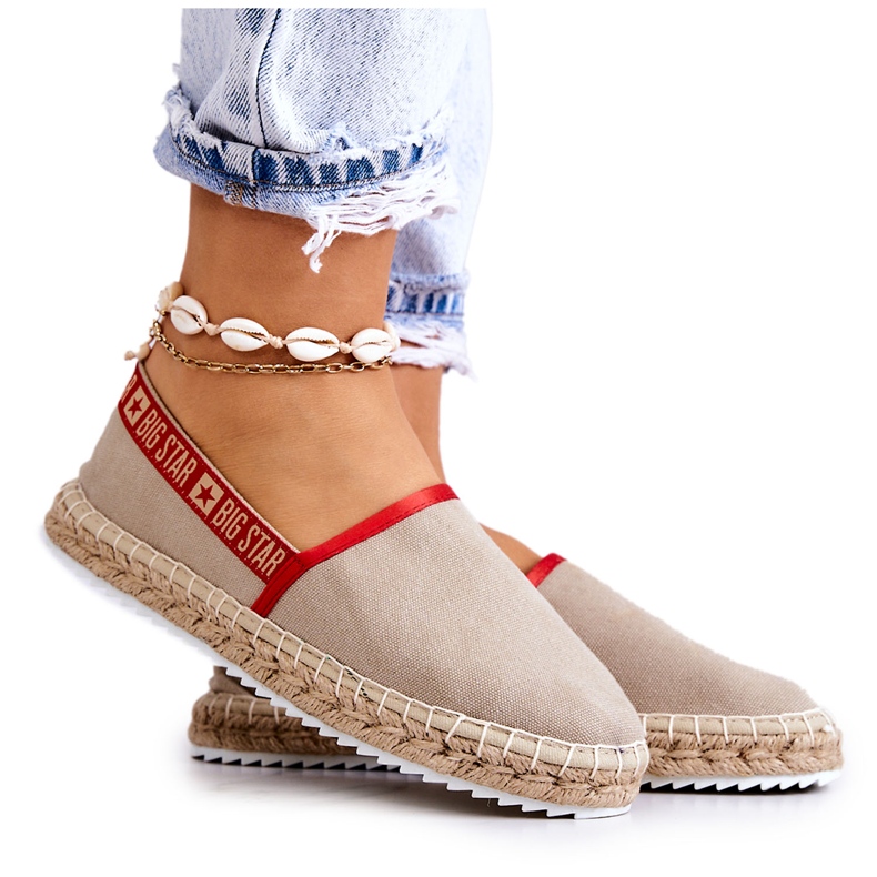 Slip-on espadrile Big Star JJ274879 Bež