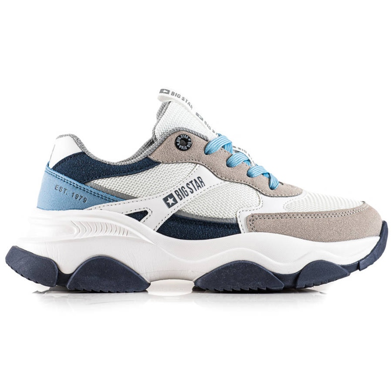 Ženske tenisice Big Star JJ274580 bijela plava raznobojna