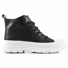 TRENDI Visoke crne tenisice crna