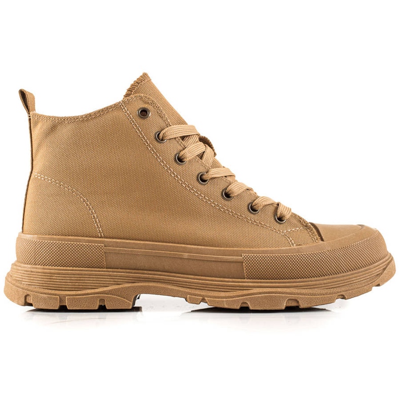 Forever Folie Camel tenisice na platformi smeđa