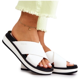 Ženske papuče Big Star JJ274723 Bijele bijela