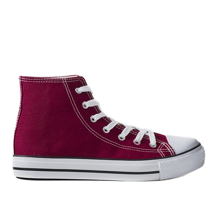 Bordo tenisice do gležnjeva iz Bagwella crvena