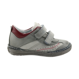 Dječje cipele sive boje s čičak Ren But 3047 crvena raznobojna siva
