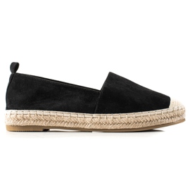 Bestelle Espadrile od crne antilopa crna