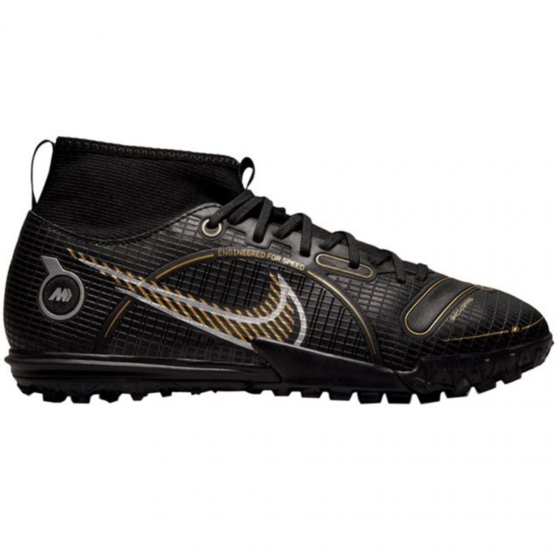 Nogometne cipele Nike Mercurial Superfly 8 Academy Tf Jr DJ2864 007 crno crno